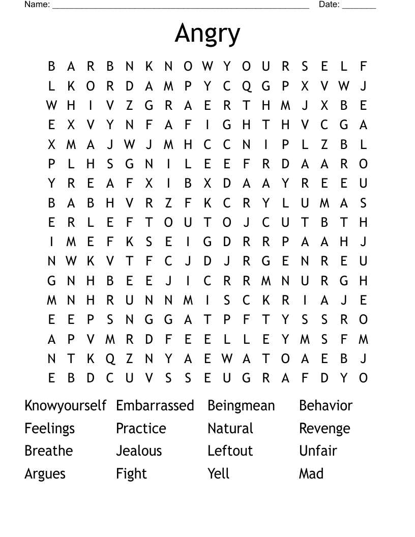 Angry Word Search