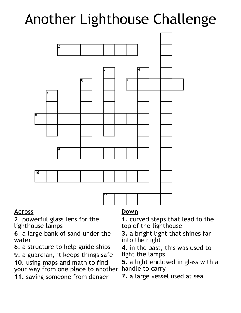 Another Lighthouse Challenge Crossword