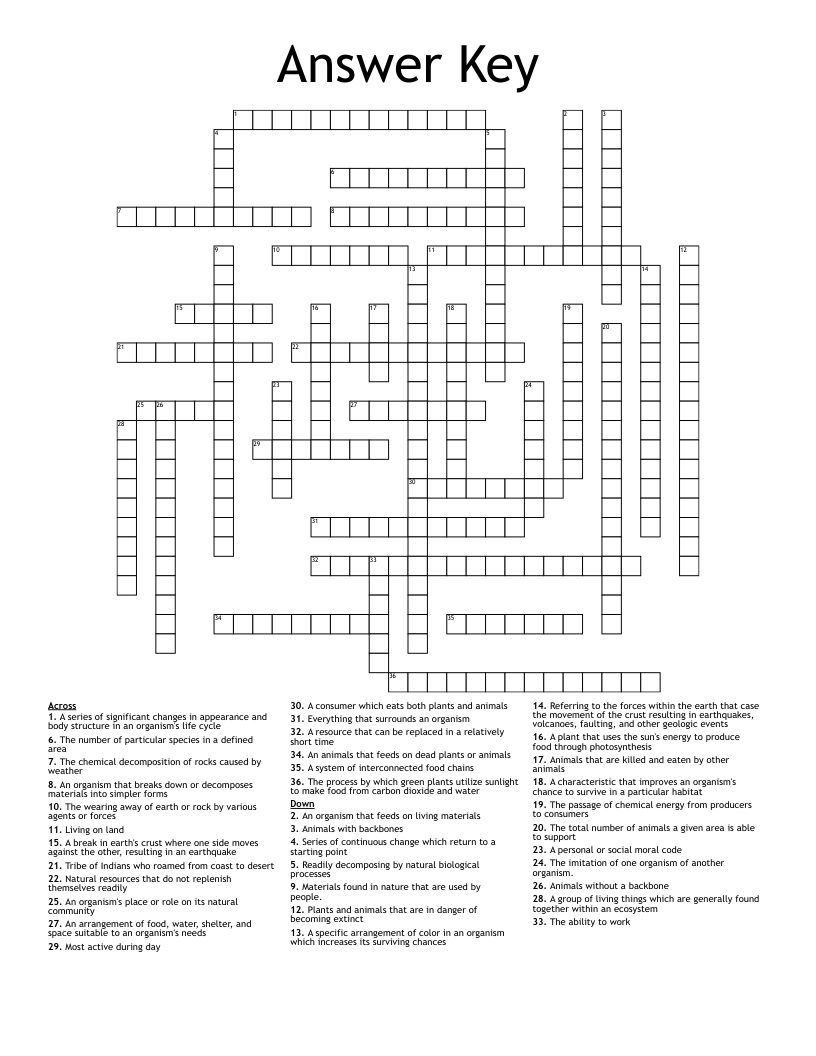 Answer Key