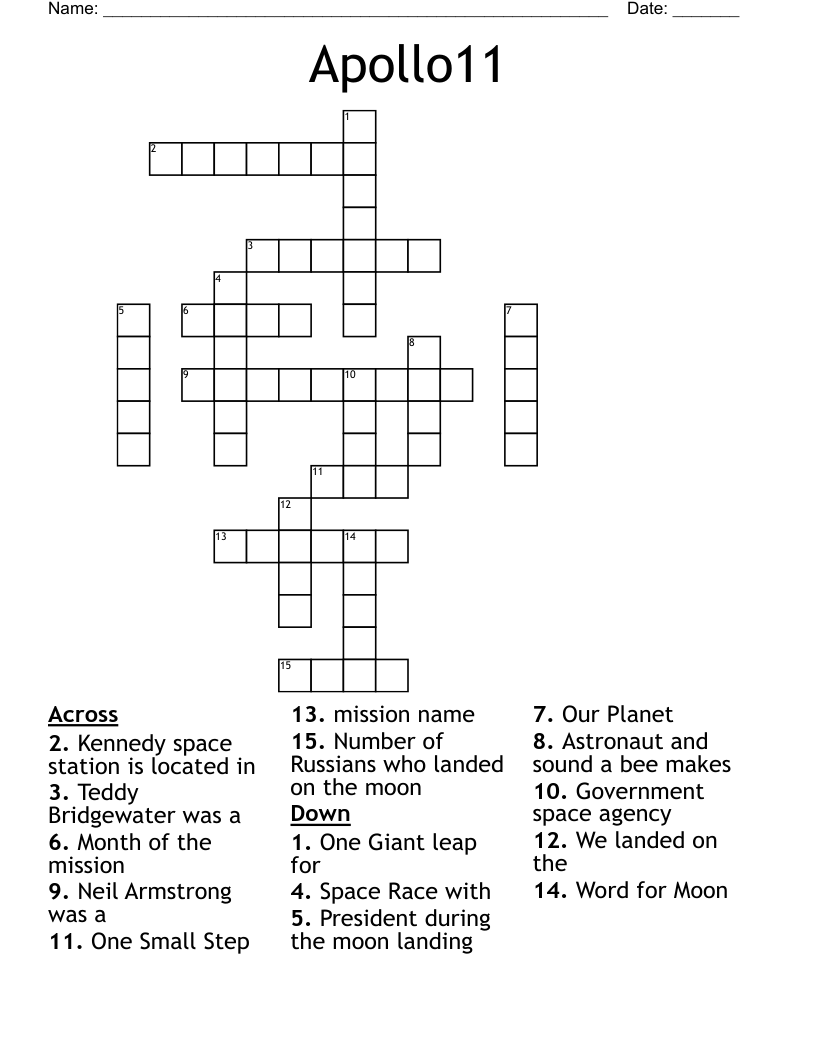 Apollo11 Crossword