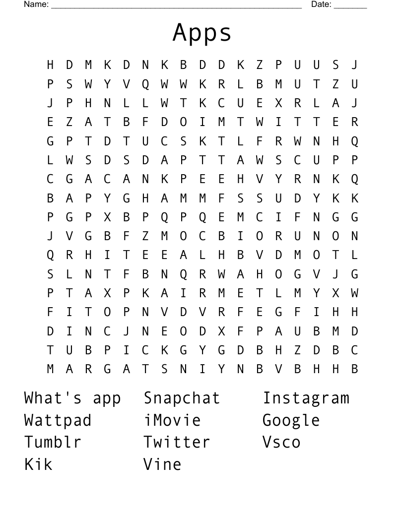Apps Word Search