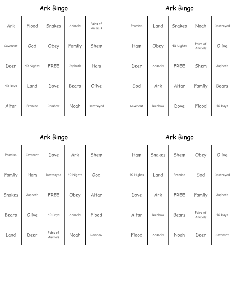 Ark Bingo