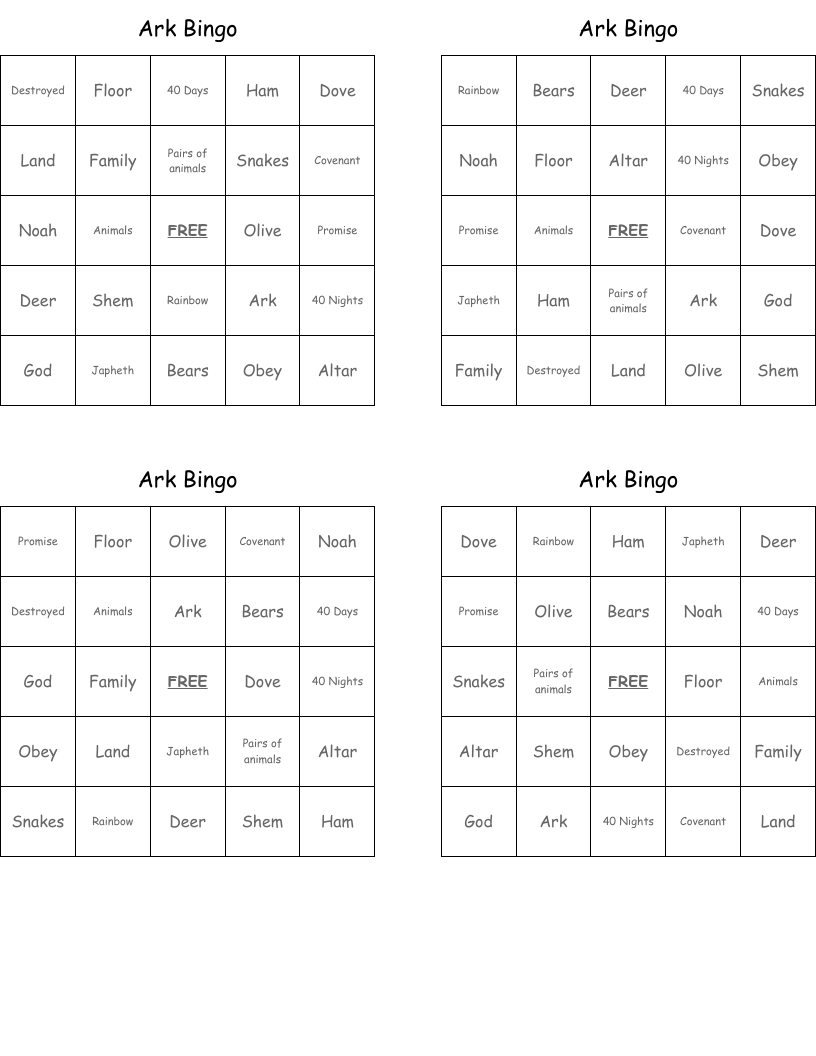 Ark Bingo