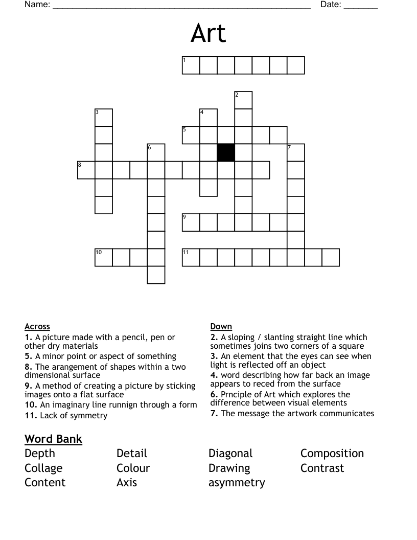 Art Crossword