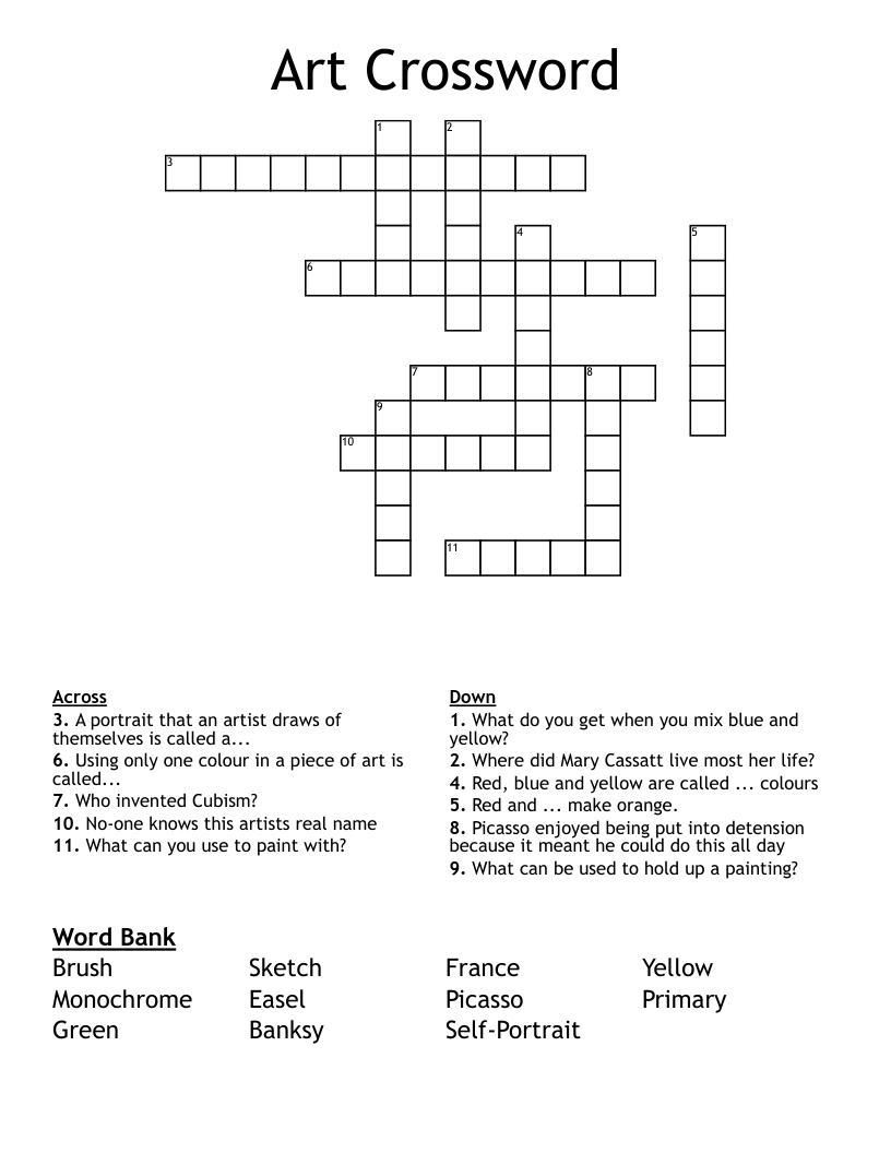 Art Crossword