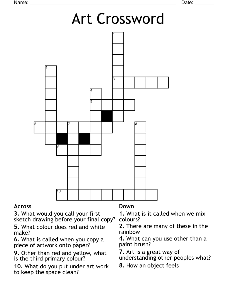 Art Crossword