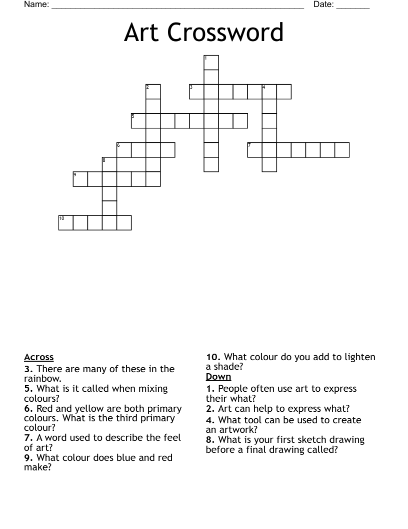 Art Crossword