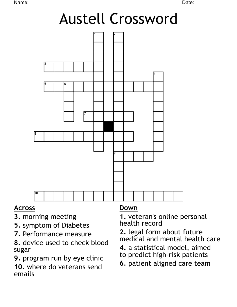 Austell Crossword