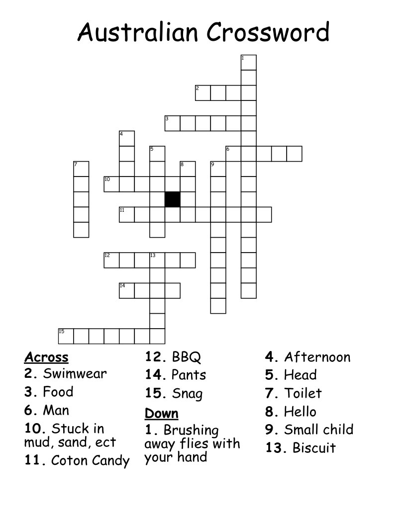 Australian Crossword