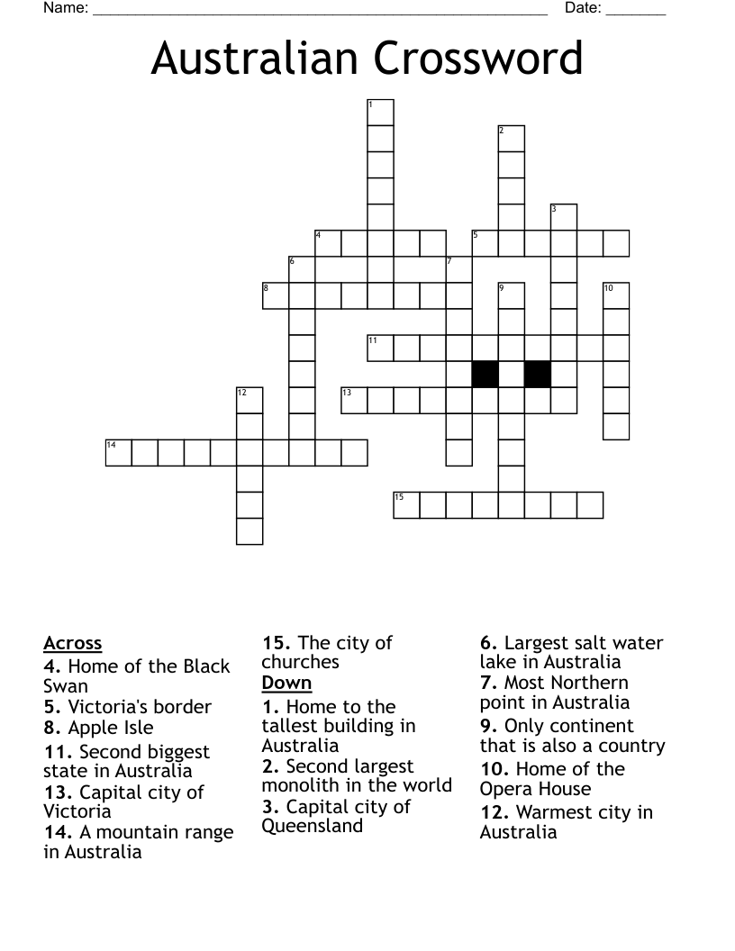 Australian Crossword