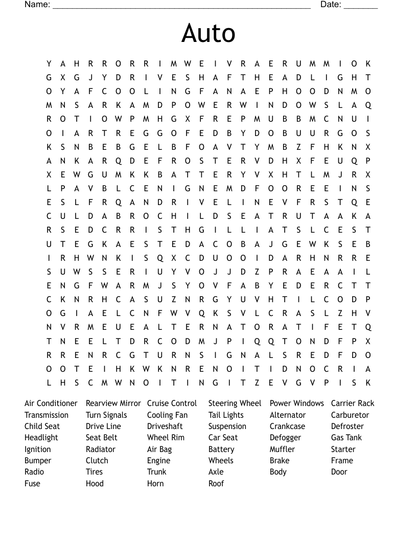 Auto Word Search