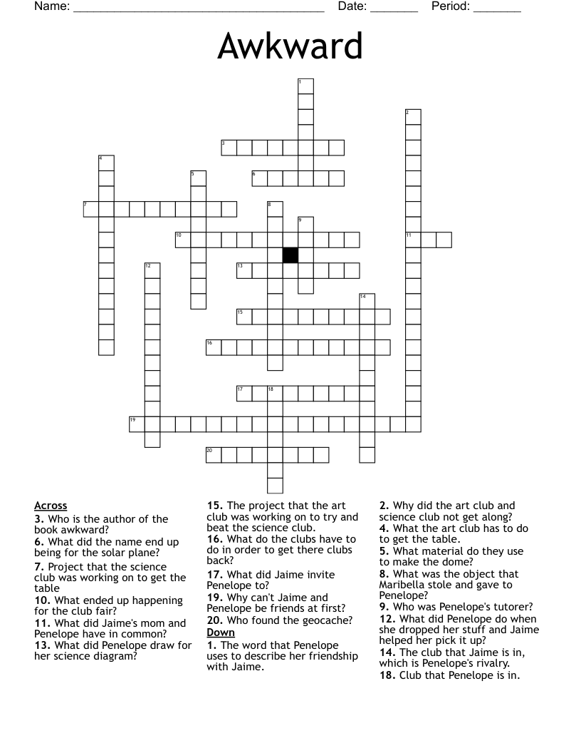 Awkward Crossword