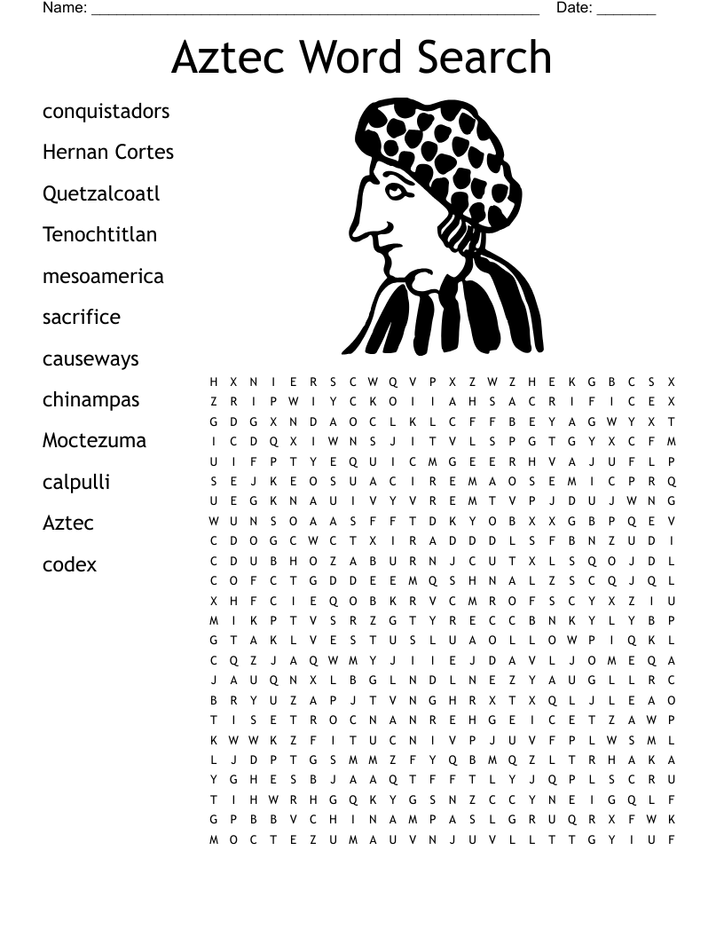 Aztec Word Search