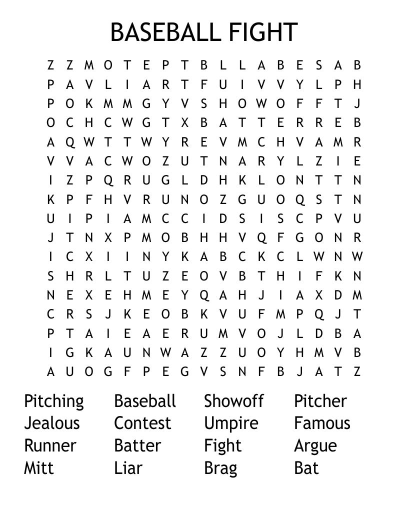 BASEBALL FIGHT