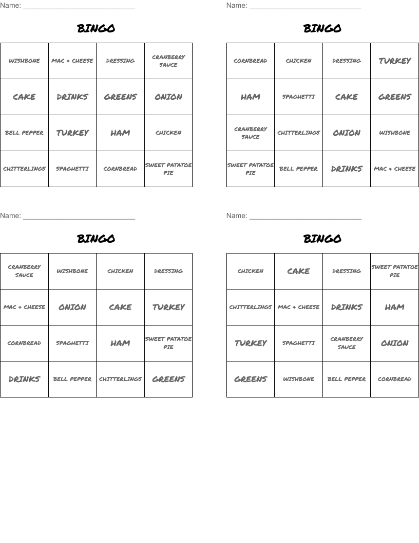 BINGO 