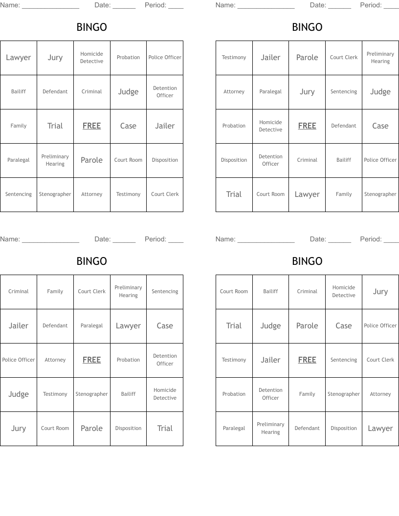 BINGO 