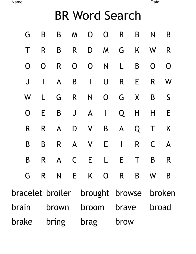 BR Word Search