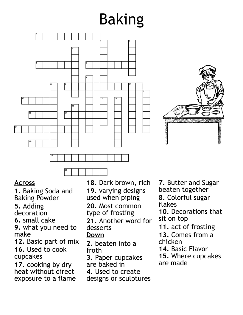 Baking Crossword