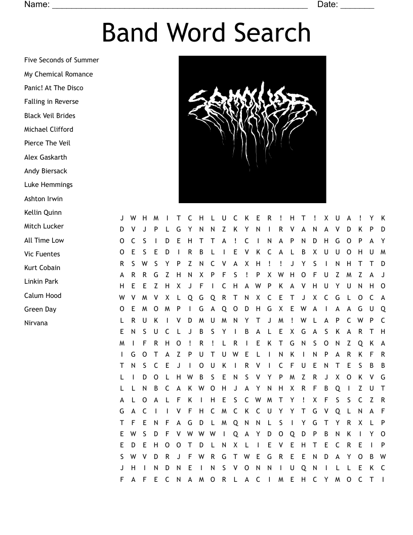 Band Word Search