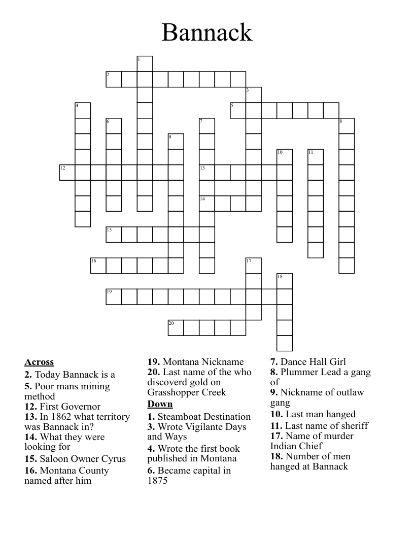 Untitled Crossword
