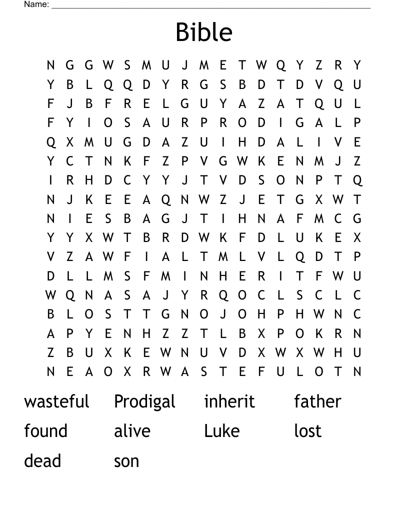 Bible Word Search