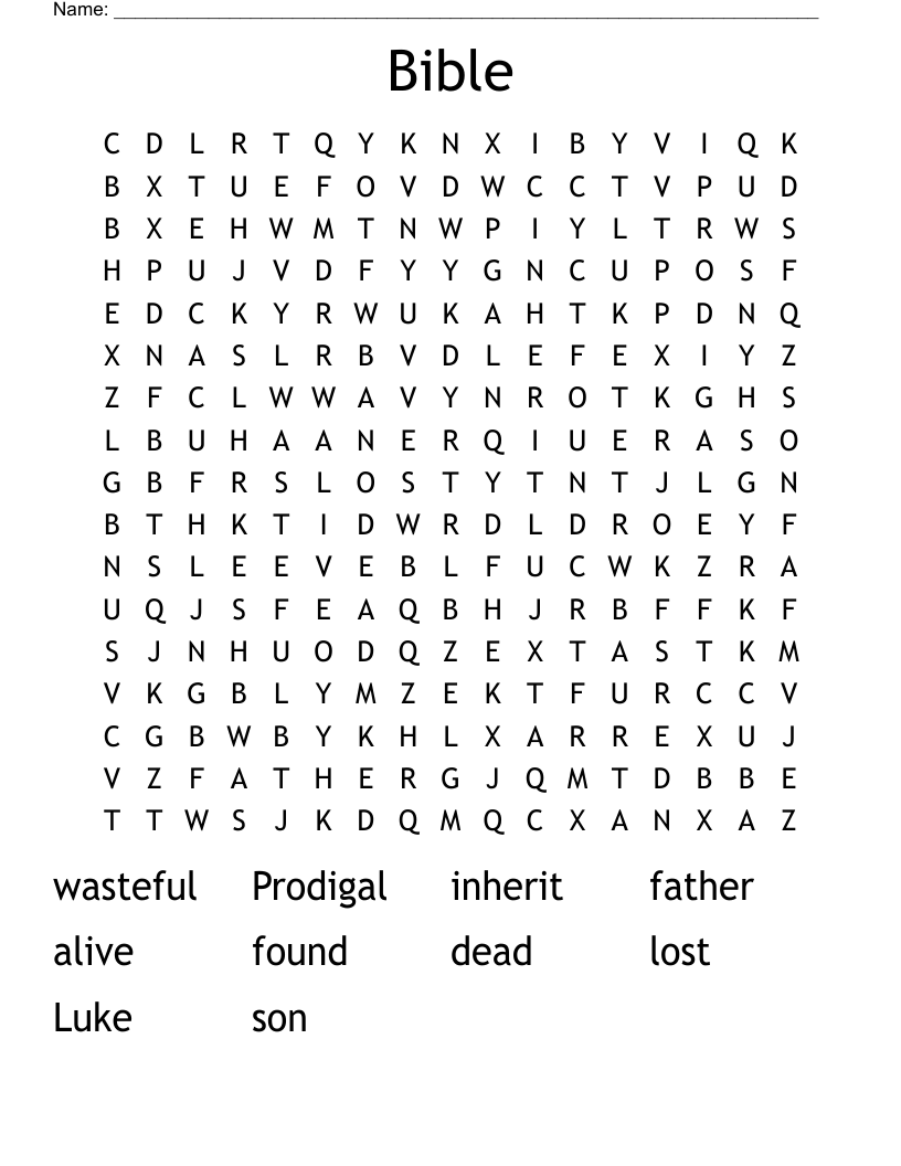 Bible Word Search