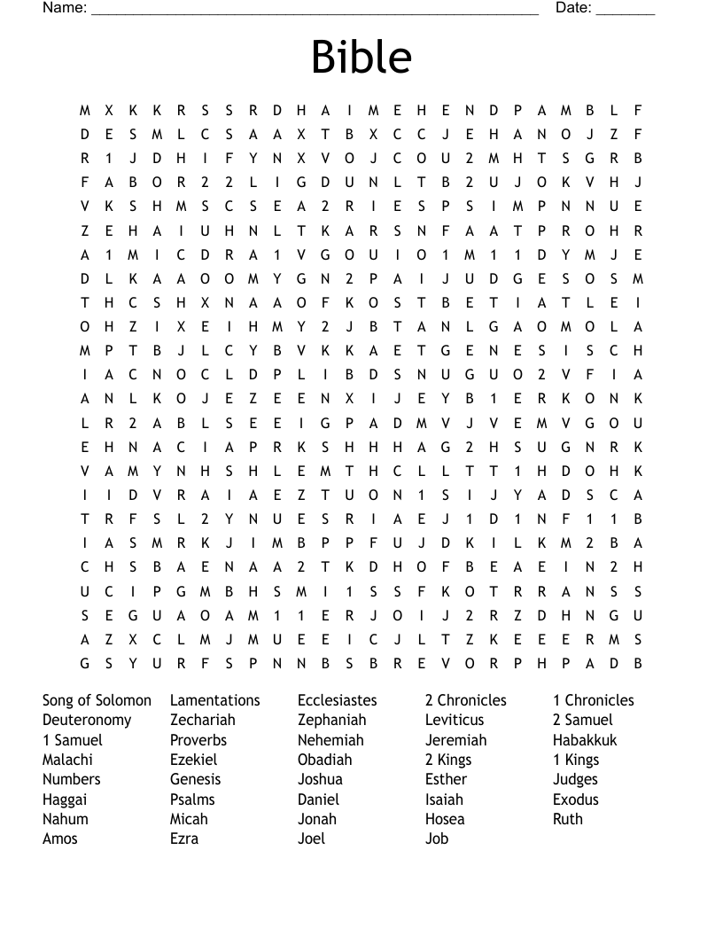 Bible Word Search