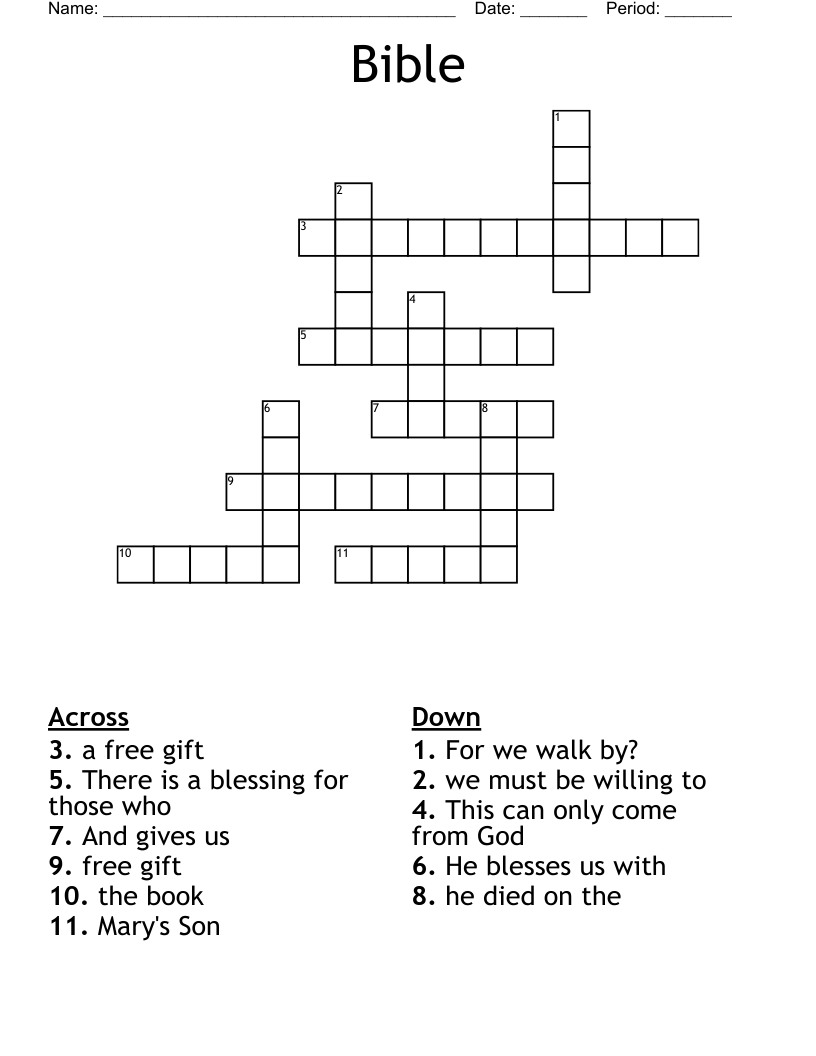 Bible Crossword