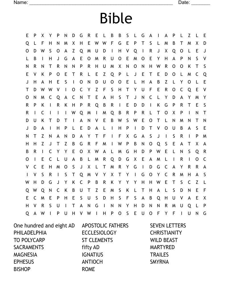 Bible Word Search