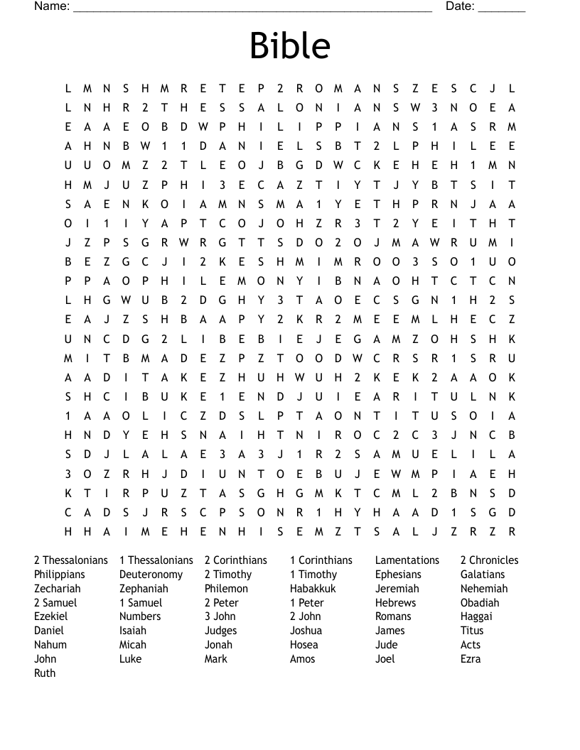 Bible Word Search