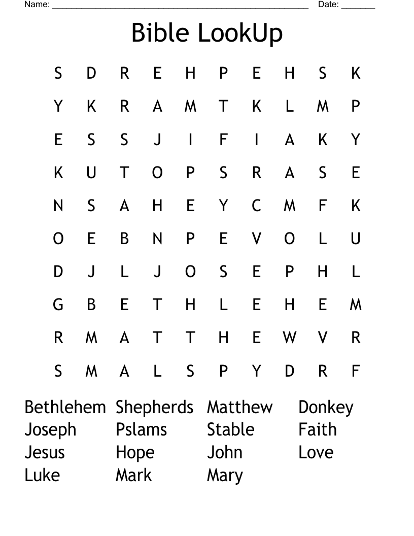 Bible LookUp Word Search