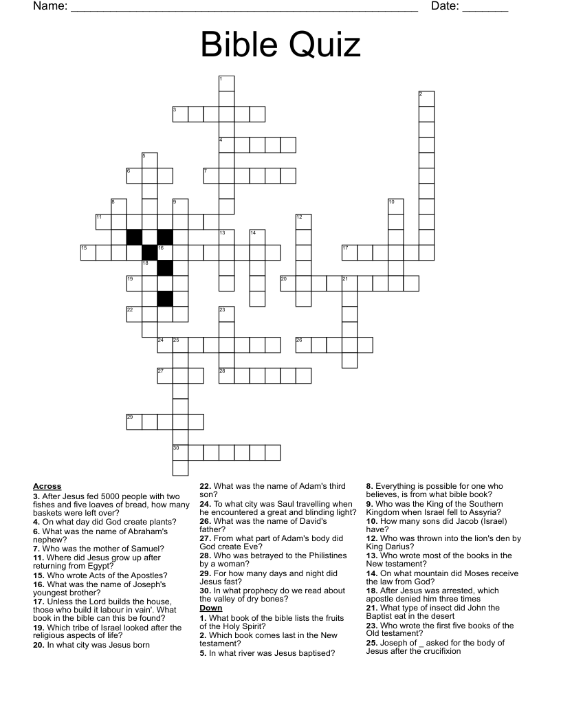 Bible Quiz