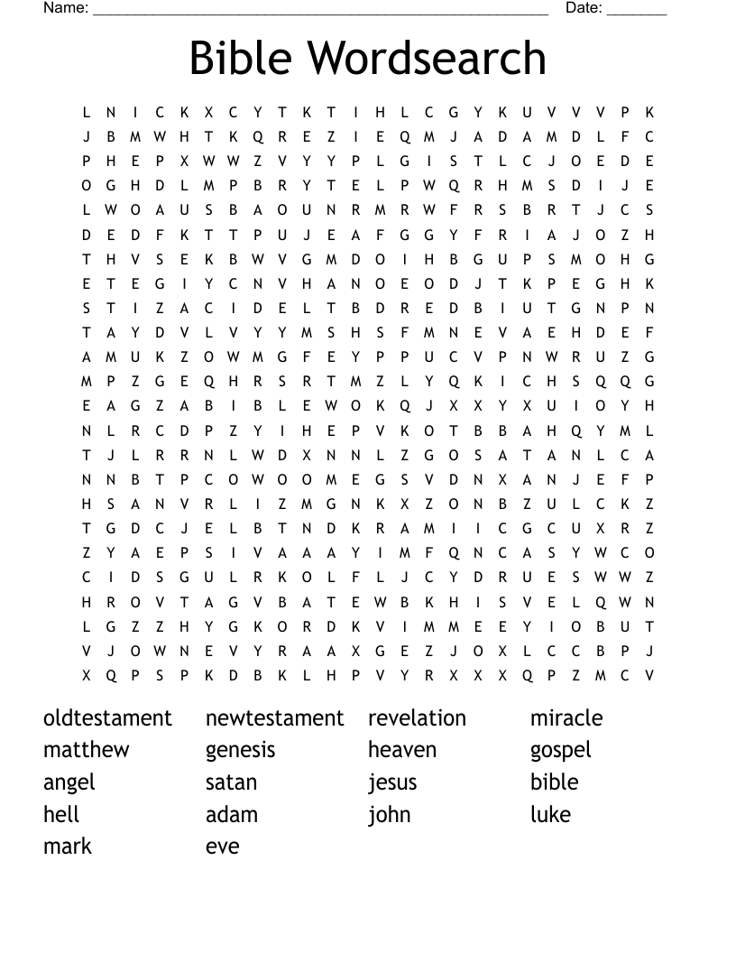 Bible Wordsearch
