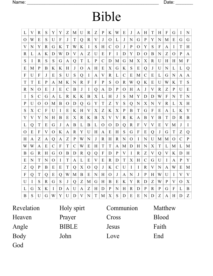 Bible  Word Search