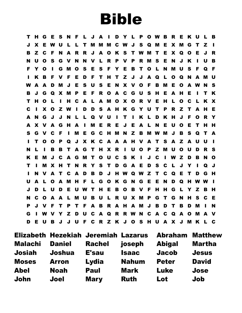 Bible  Word Search