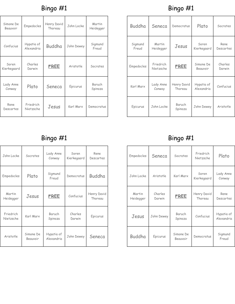 Bingo #1