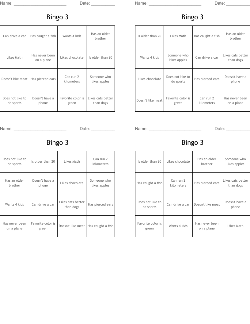 Bingo 3