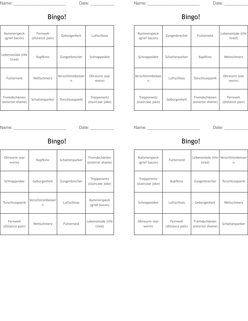 Bingo!