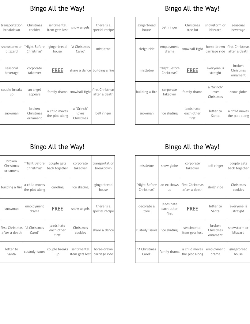 Bingo All the Way!