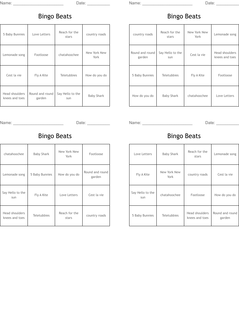 Bingo Beats