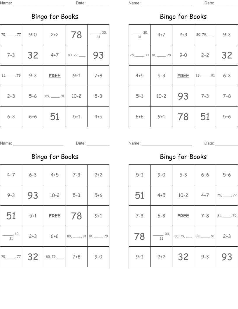 Bingo for Books