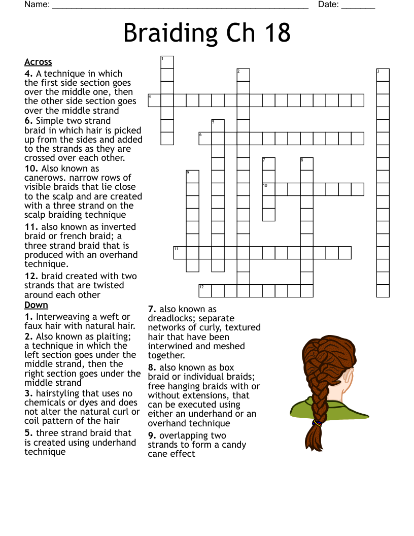 Braiding Ch 18 Crossword