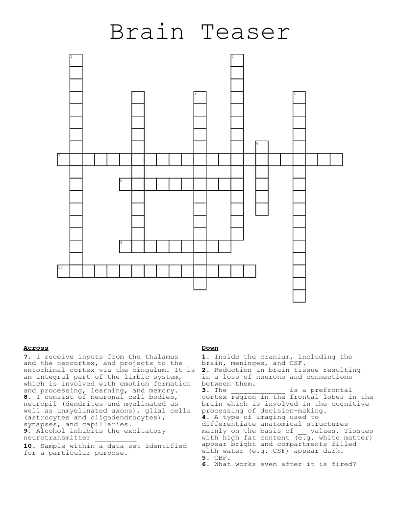 Brain Teaser