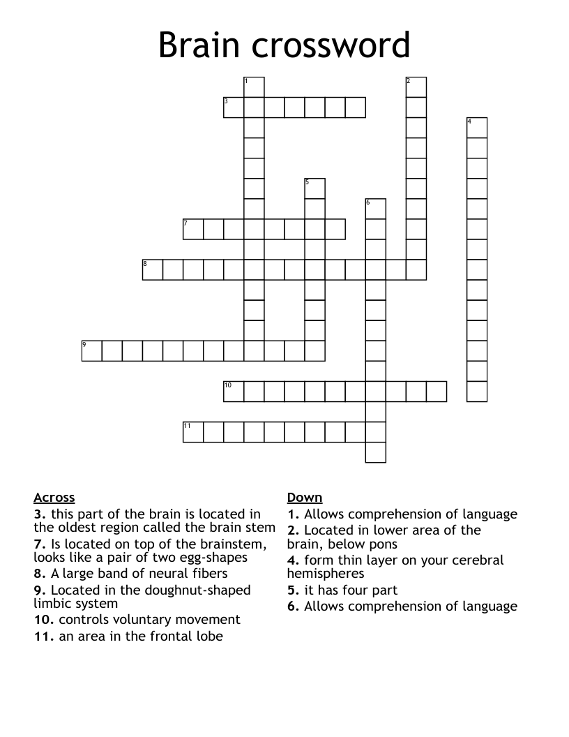 Brain crossword 