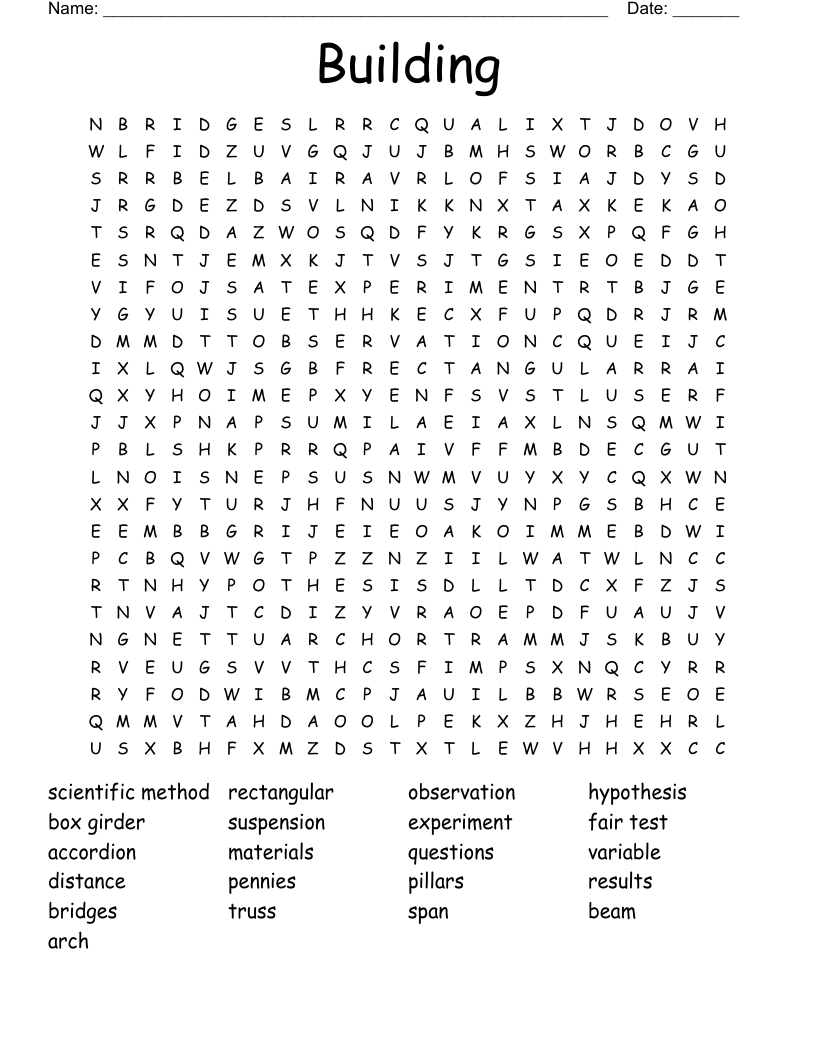 Building Word Search