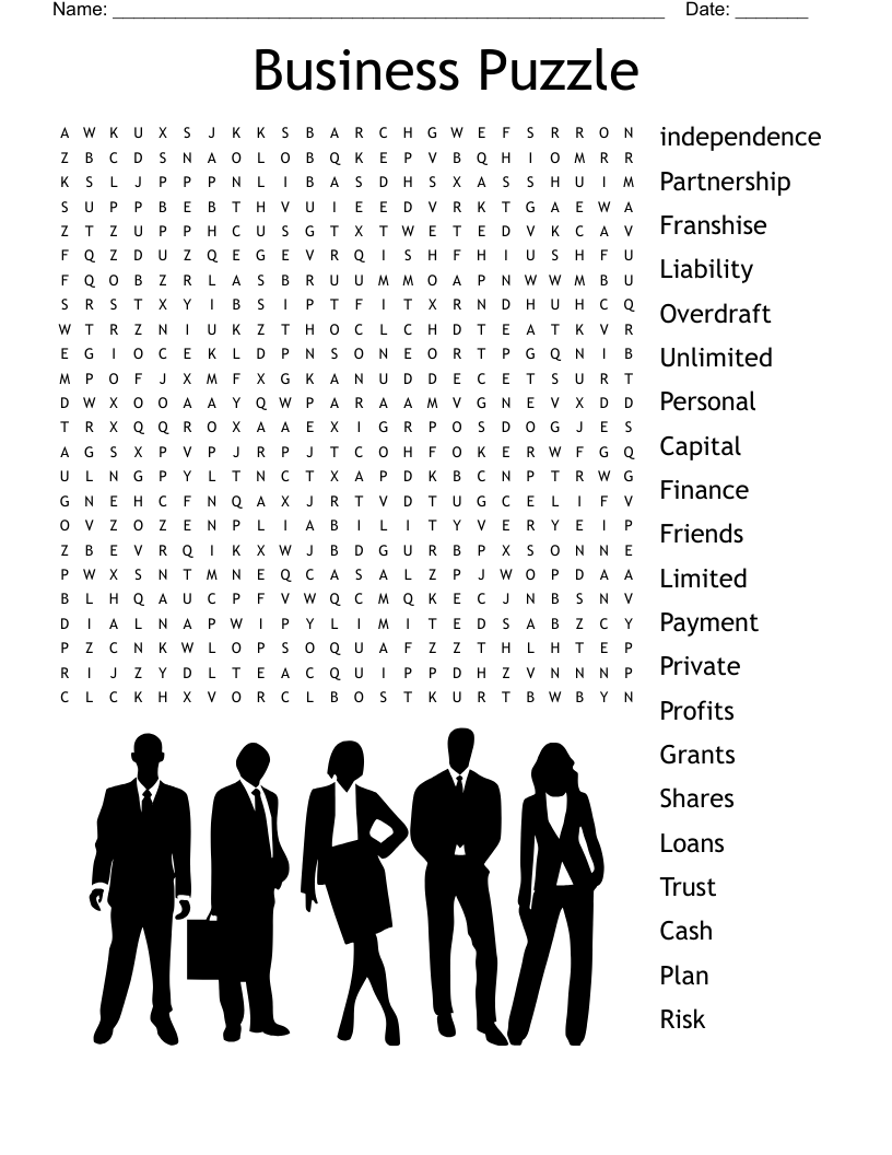 Business Puzzle Word Search