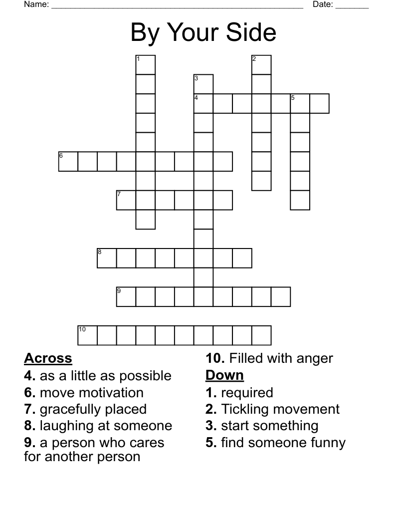 By Your Side  Crossword