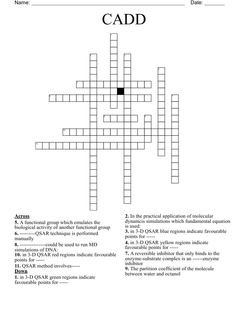 CADD Crossword