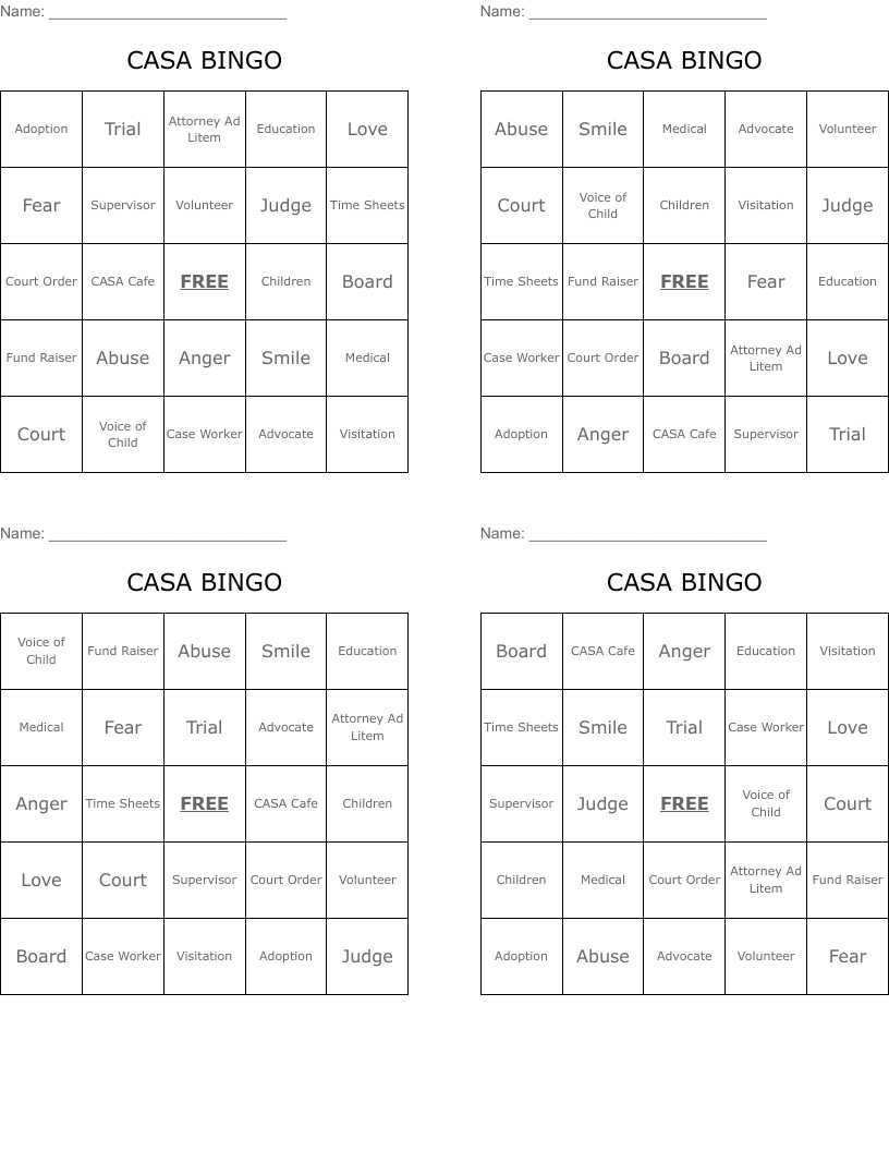 CASA BINGO