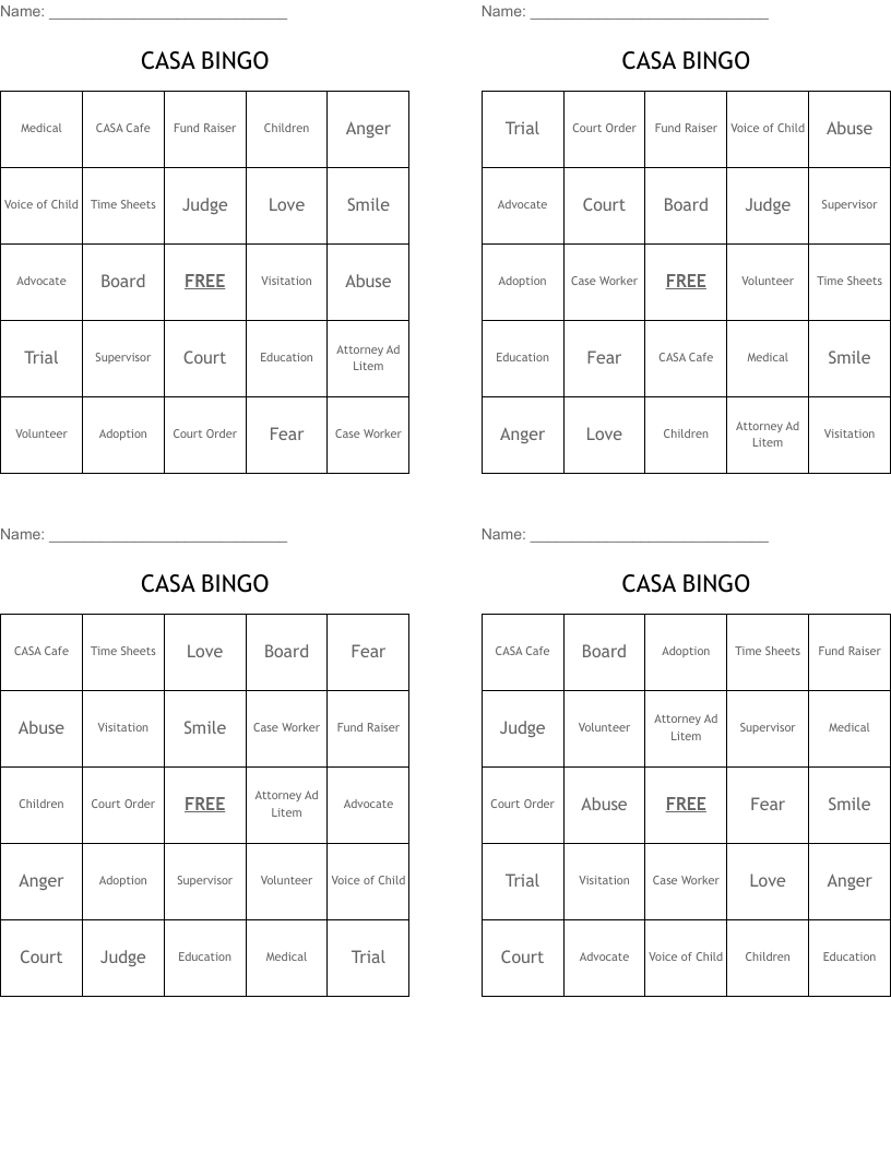 CASA BINGO